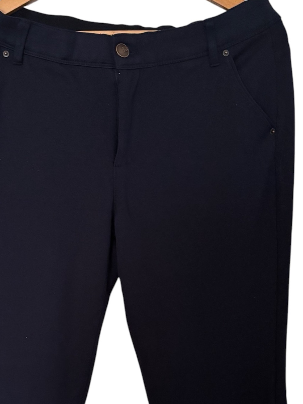 💥 One 5 One Midnight Blue Straight Leg Stretch Trousers